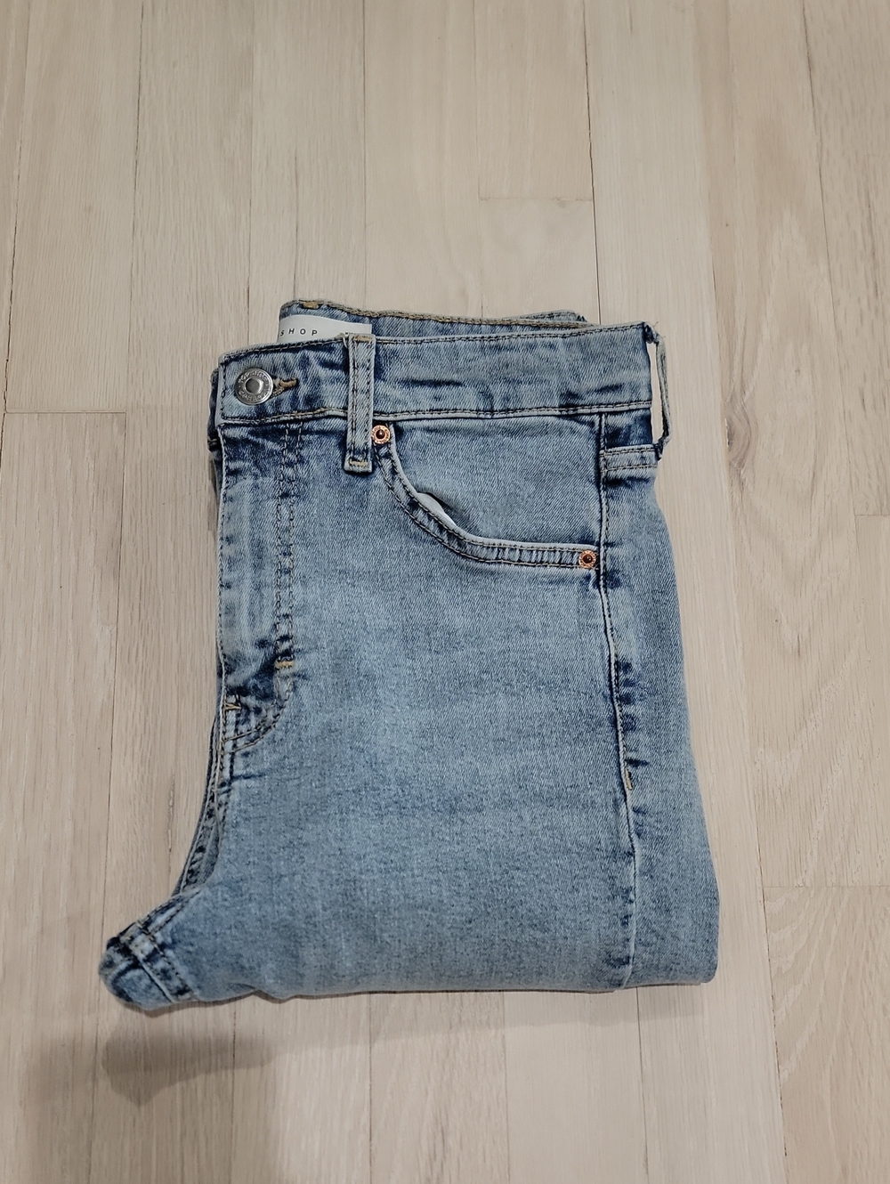 Topshop Light Blue High Rise Women's Jeans